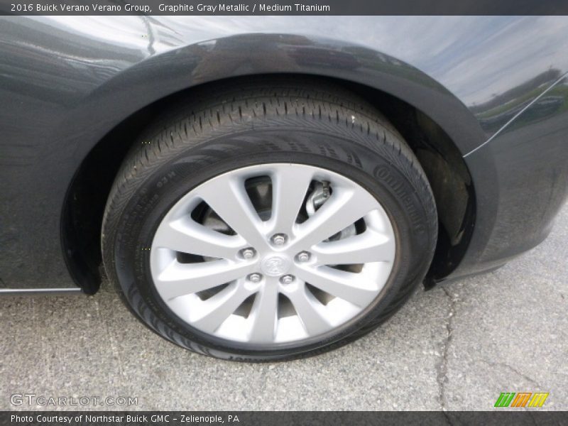 Graphite Gray Metallic / Medium Titanium 2016 Buick Verano Verano Group