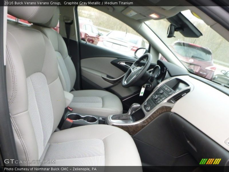 Graphite Gray Metallic / Medium Titanium 2016 Buick Verano Verano Group