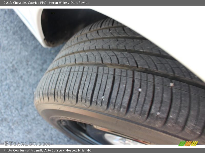 Heron White / Dark Pewter 2013 Chevrolet Caprice PPV