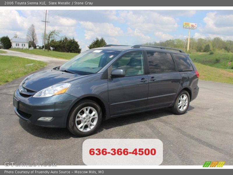 Slate Metallic / Stone Gray 2006 Toyota Sienna XLE