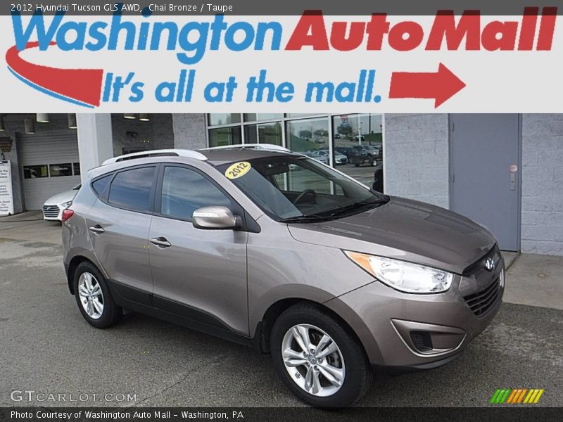 Chai Bronze / Taupe 2012 Hyundai Tucson GLS AWD