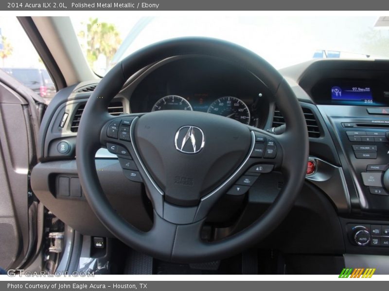 Polished Metal Metallic / Ebony 2014 Acura ILX 2.0L