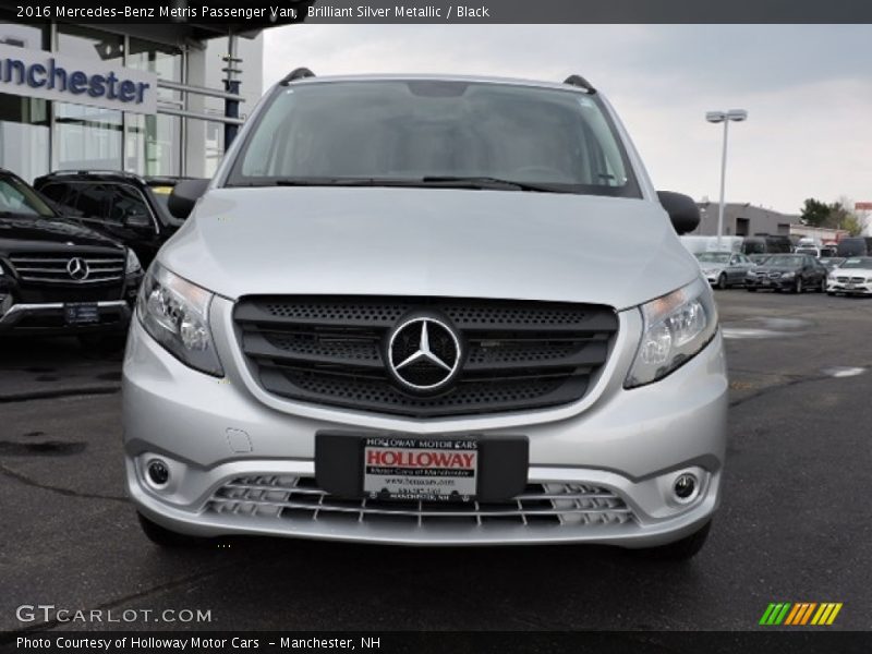 Brilliant Silver Metallic / Black 2016 Mercedes-Benz Metris Passenger Van