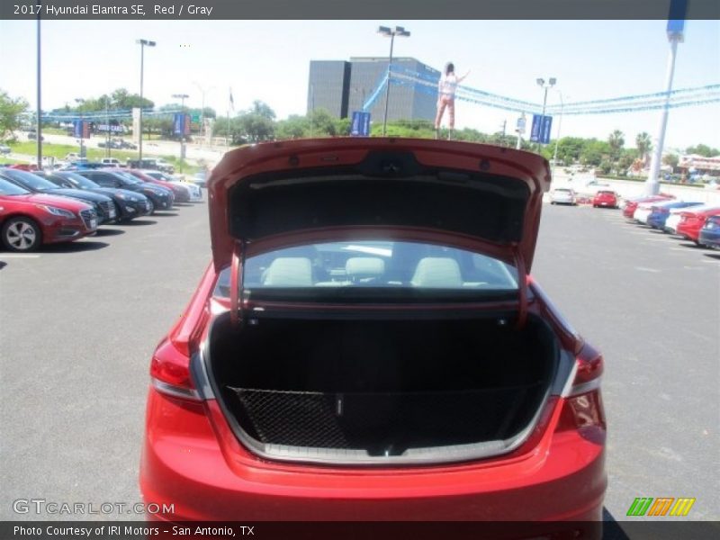 Red / Gray 2017 Hyundai Elantra SE