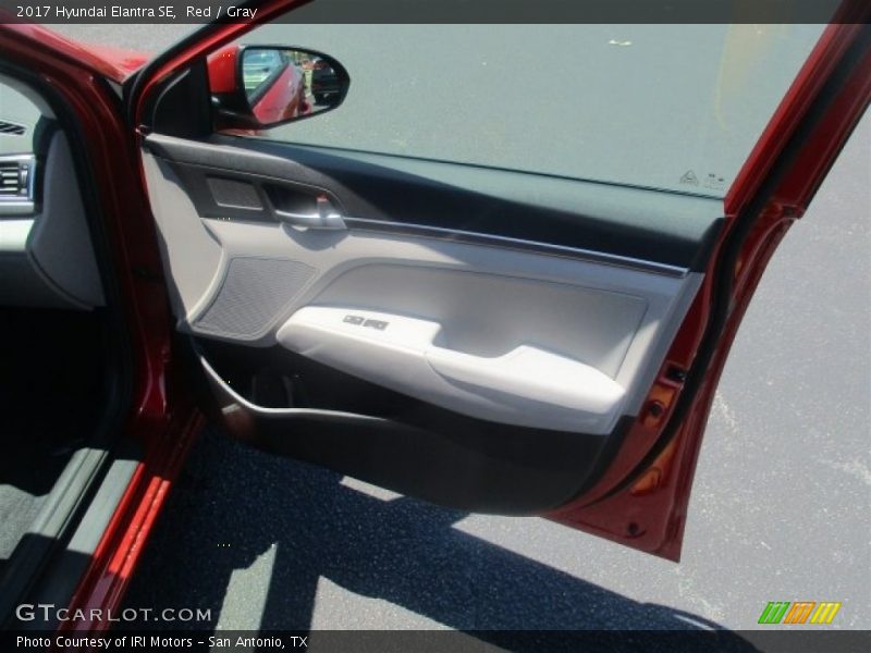 Red / Gray 2017 Hyundai Elantra SE