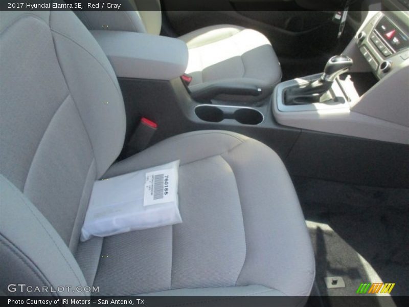 Red / Gray 2017 Hyundai Elantra SE