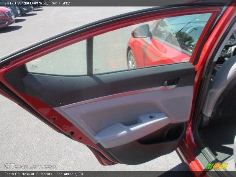 Red / Gray 2017 Hyundai Elantra SE