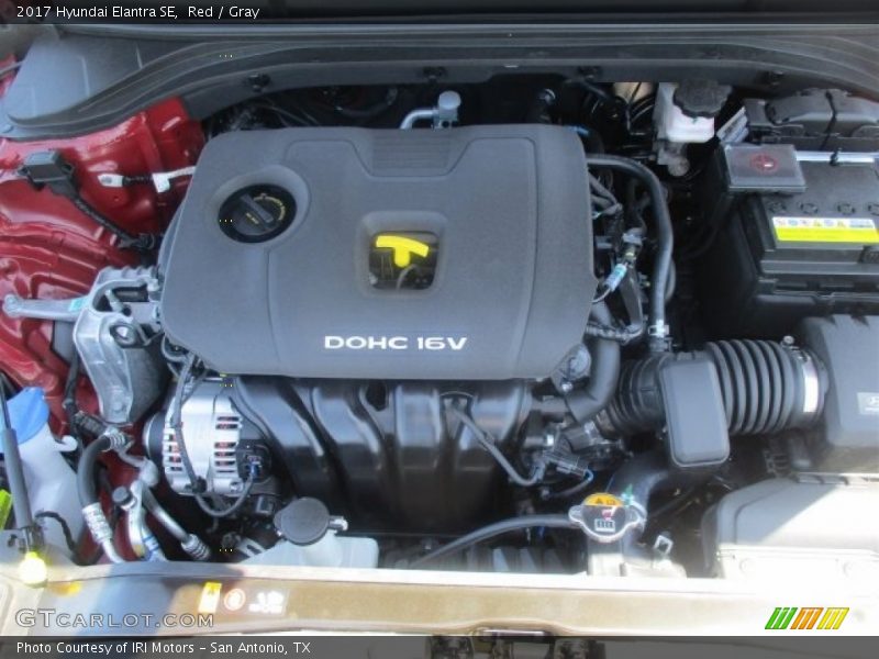 Red / Gray 2017 Hyundai Elantra SE