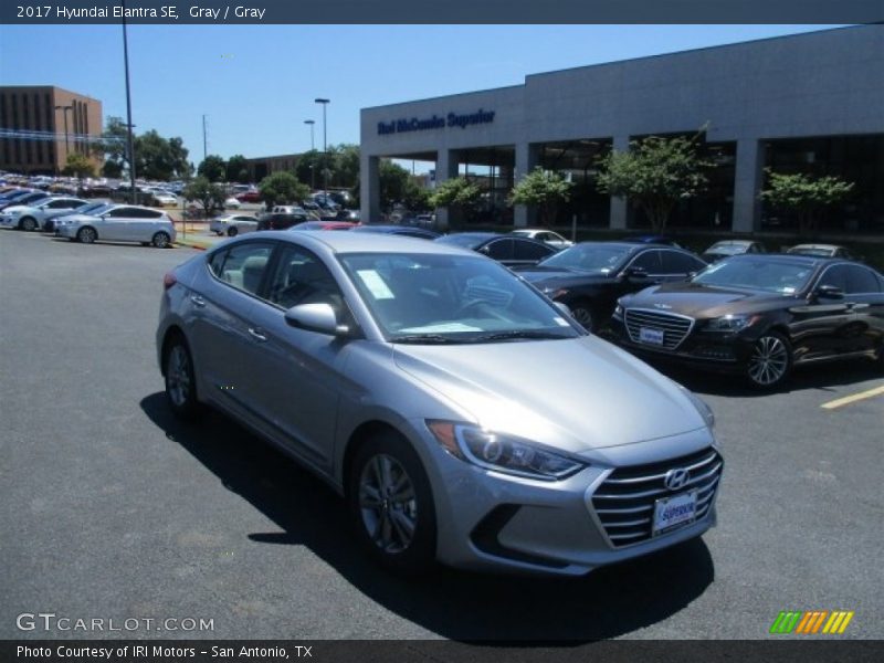 Gray / Gray 2017 Hyundai Elantra SE
