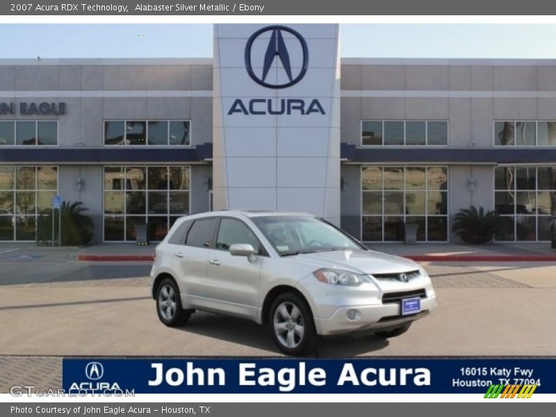 Alabaster Silver Metallic / Ebony 2007 Acura RDX Technology