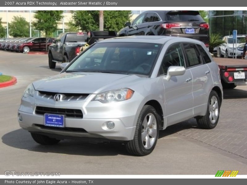 Alabaster Silver Metallic / Ebony 2007 Acura RDX Technology