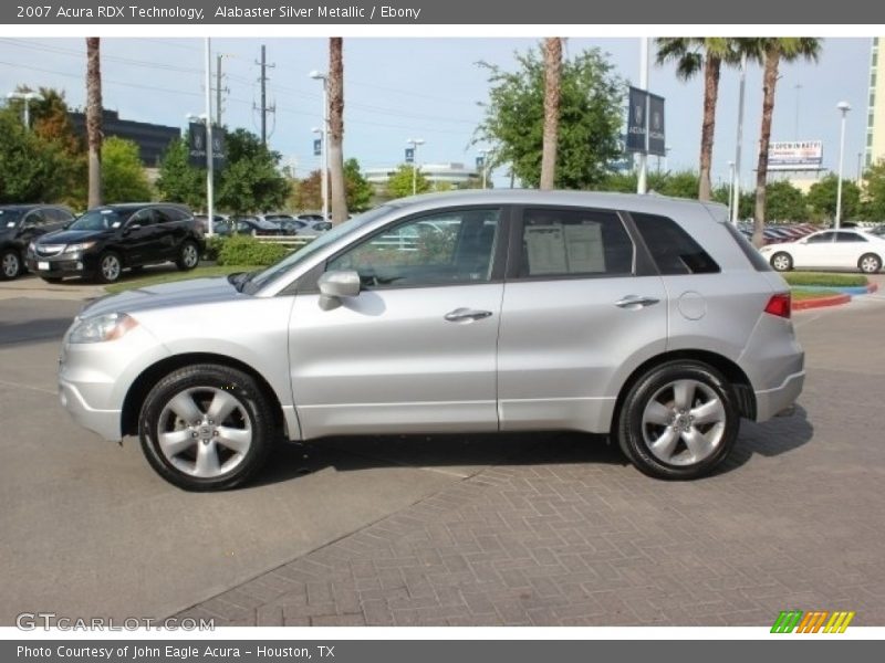 Alabaster Silver Metallic / Ebony 2007 Acura RDX Technology