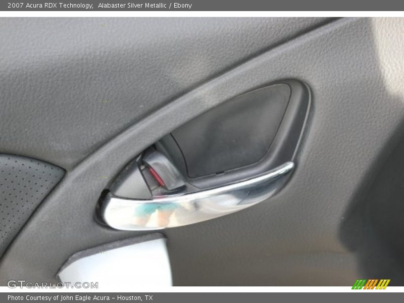 Alabaster Silver Metallic / Ebony 2007 Acura RDX Technology