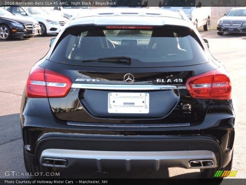 Night Black / Beige/Black 2016 Mercedes-Benz GLA 45 AMG