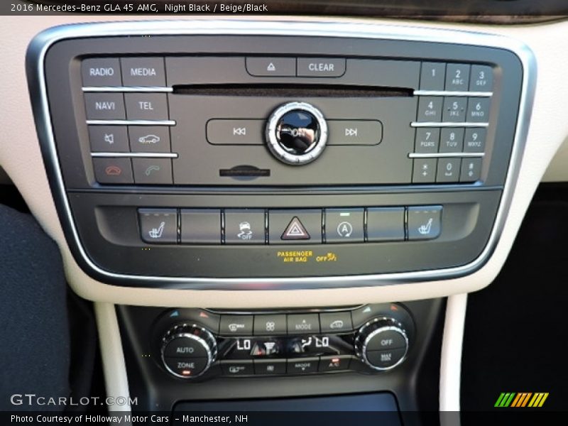 Controls of 2016 GLA 45 AMG