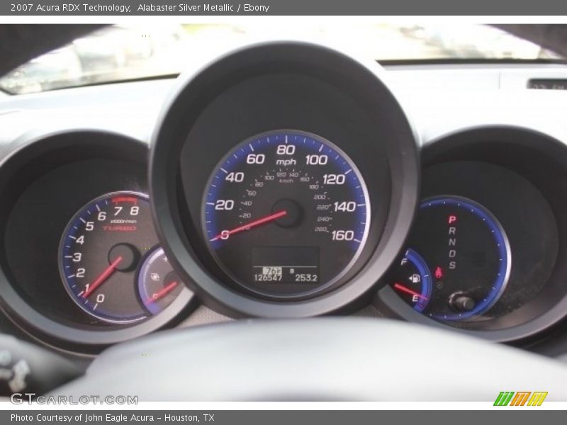 Alabaster Silver Metallic / Ebony 2007 Acura RDX Technology