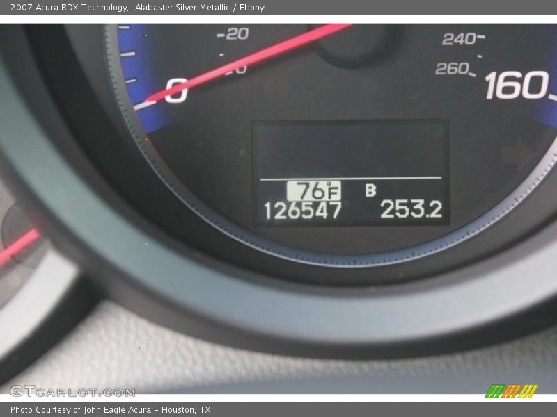 Alabaster Silver Metallic / Ebony 2007 Acura RDX Technology