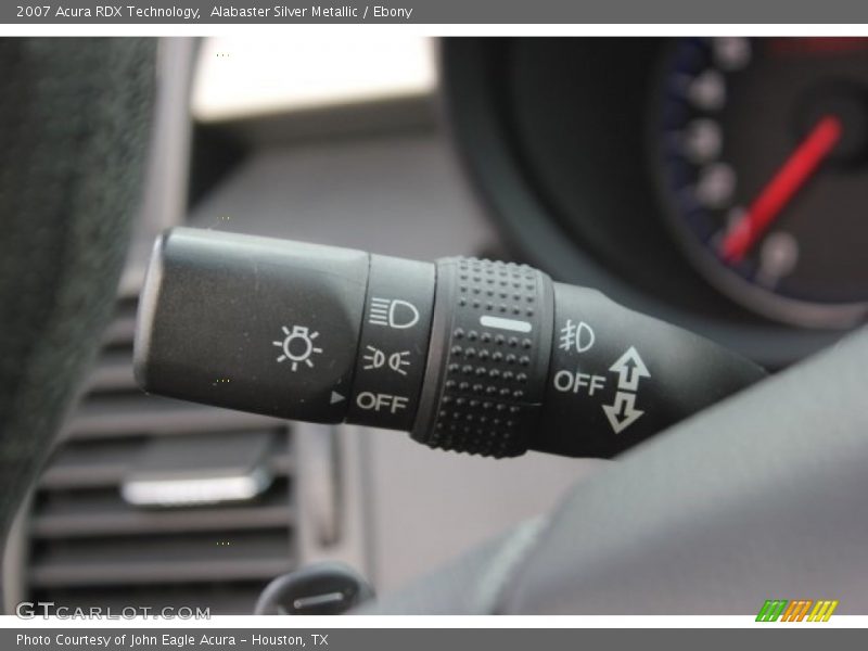Alabaster Silver Metallic / Ebony 2007 Acura RDX Technology