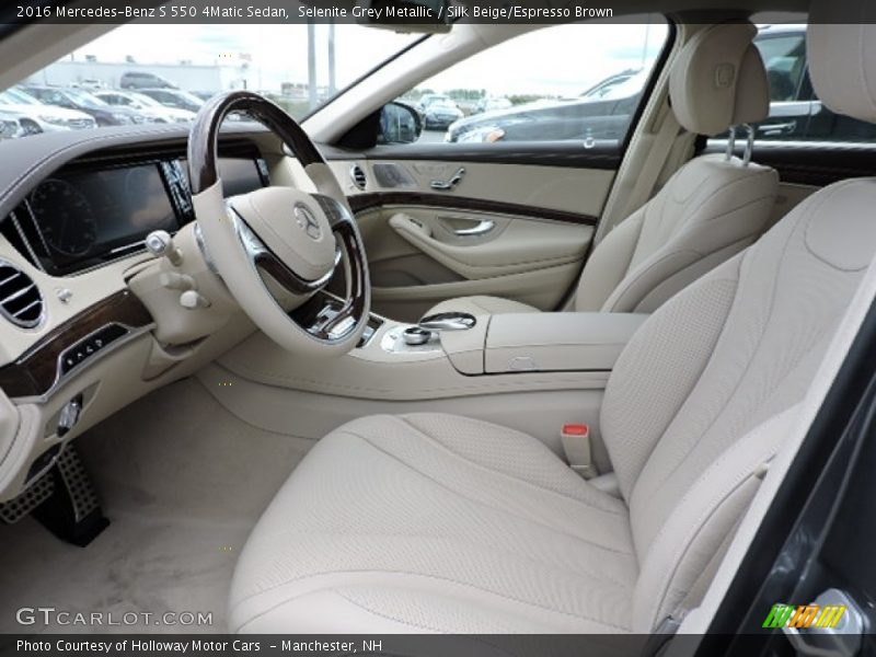 Front Seat of 2016 S 550 4Matic Sedan