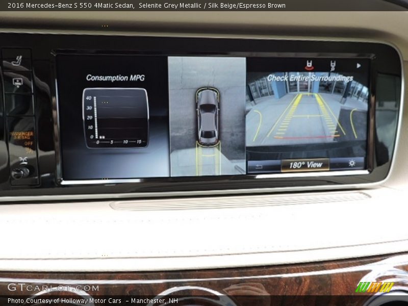 Selenite Grey Metallic / Silk Beige/Espresso Brown 2016 Mercedes-Benz S 550 4Matic Sedan