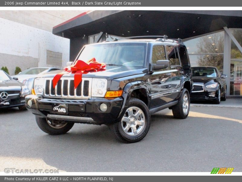 Black / Dark Slate Gray/Light Graystone 2006 Jeep Commander Limited 4x4