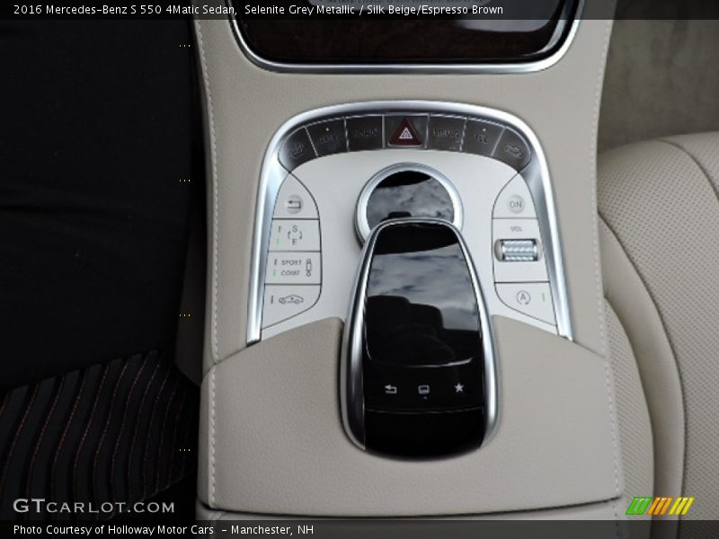 Controls of 2016 S 550 4Matic Sedan