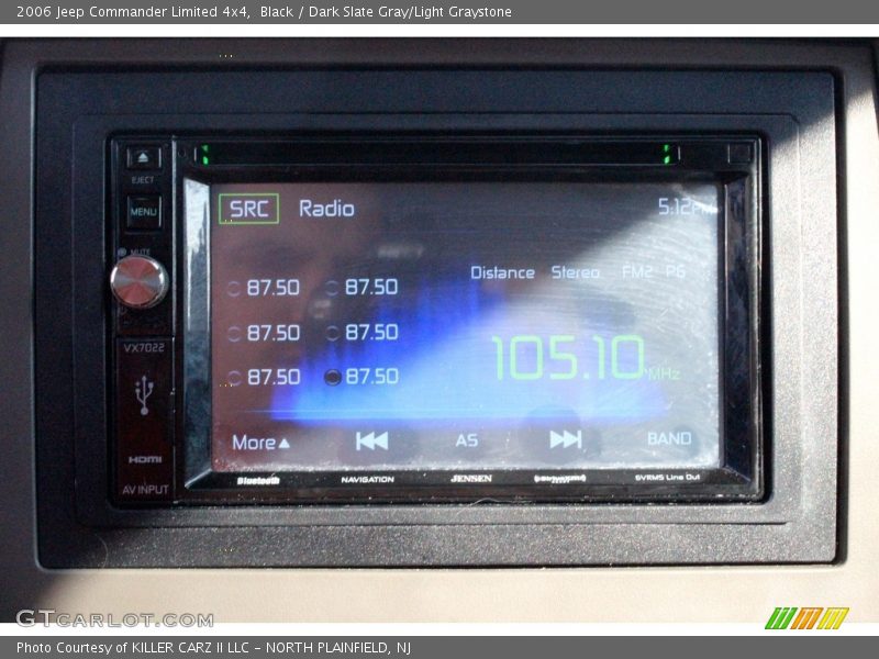 Black / Dark Slate Gray/Light Graystone 2006 Jeep Commander Limited 4x4