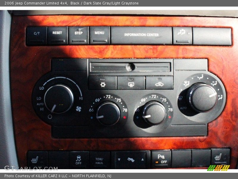 Black / Dark Slate Gray/Light Graystone 2006 Jeep Commander Limited 4x4