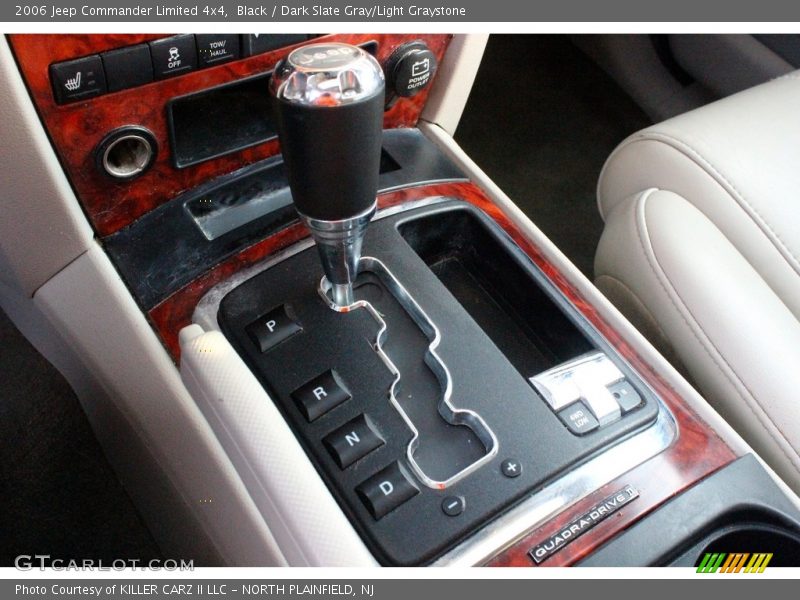 Black / Dark Slate Gray/Light Graystone 2006 Jeep Commander Limited 4x4