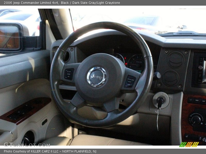 Black / Dark Slate Gray/Light Graystone 2006 Jeep Commander Limited 4x4