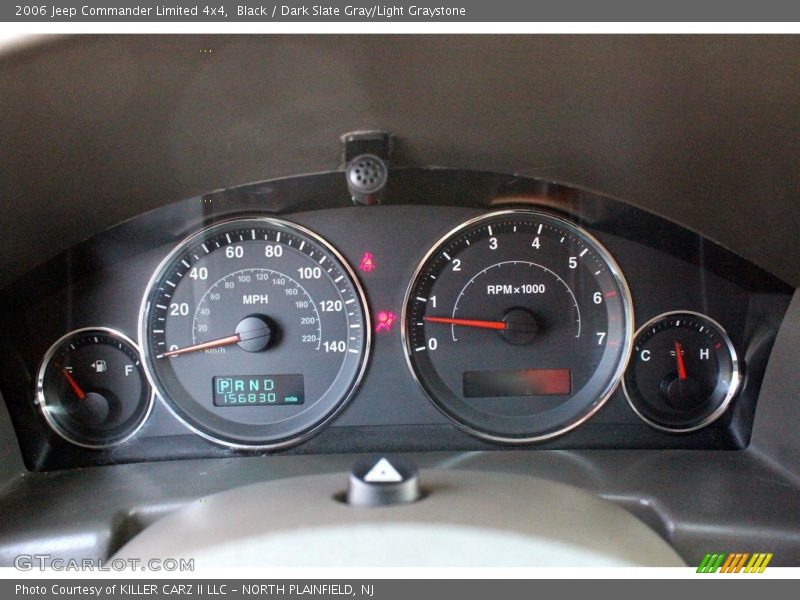 Black / Dark Slate Gray/Light Graystone 2006 Jeep Commander Limited 4x4