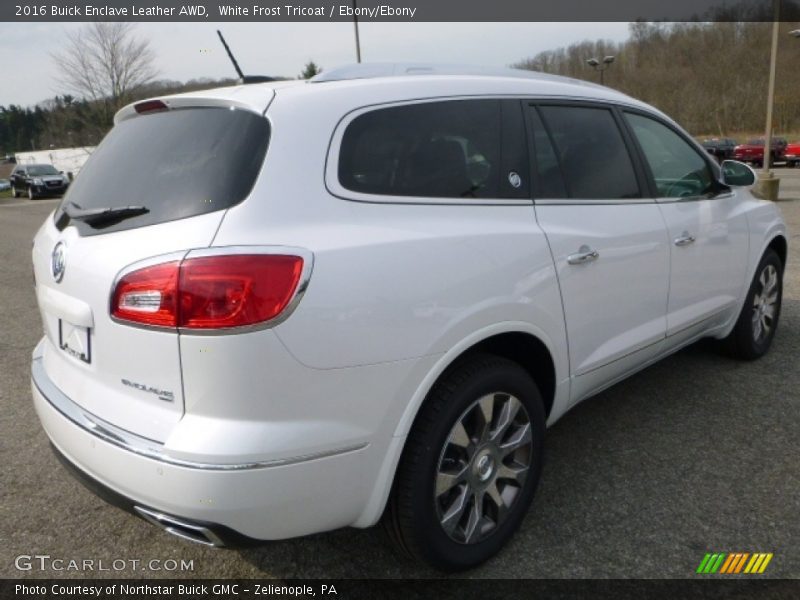 White Frost Tricoat / Ebony/Ebony 2016 Buick Enclave Leather AWD