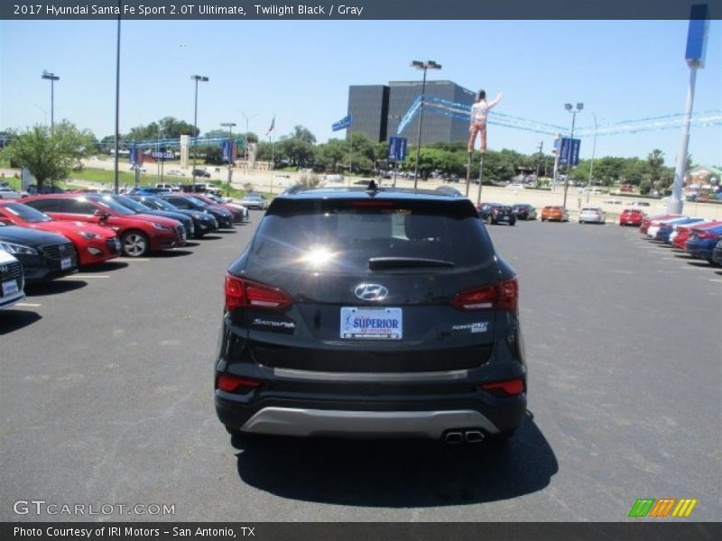 Twilight Black / Gray 2017 Hyundai Santa Fe Sport 2.0T Ulitimate