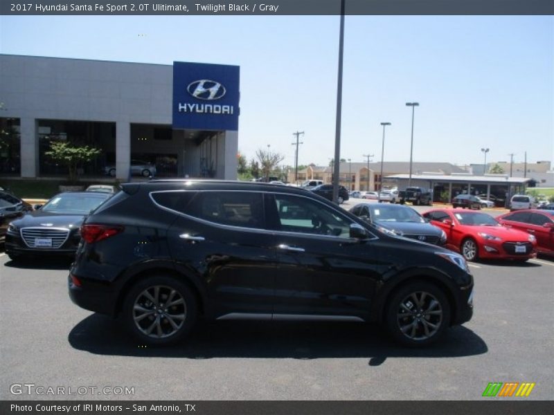 Twilight Black / Gray 2017 Hyundai Santa Fe Sport 2.0T Ulitimate
