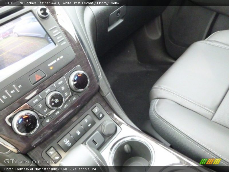 White Frost Tricoat / Ebony/Ebony 2016 Buick Enclave Leather AWD