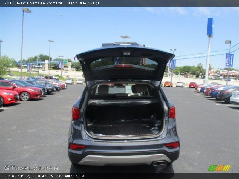 Marlin Blue / Beige 2017 Hyundai Santa Fe Sport FWD