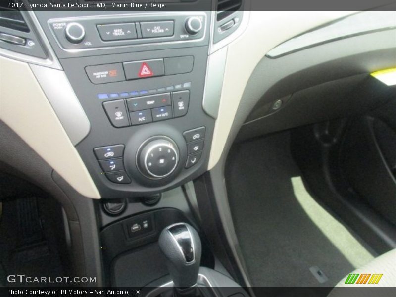 Marlin Blue / Beige 2017 Hyundai Santa Fe Sport FWD