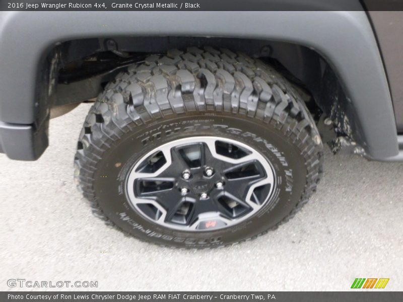 Granite Crystal Metallic / Black 2016 Jeep Wrangler Rubicon 4x4