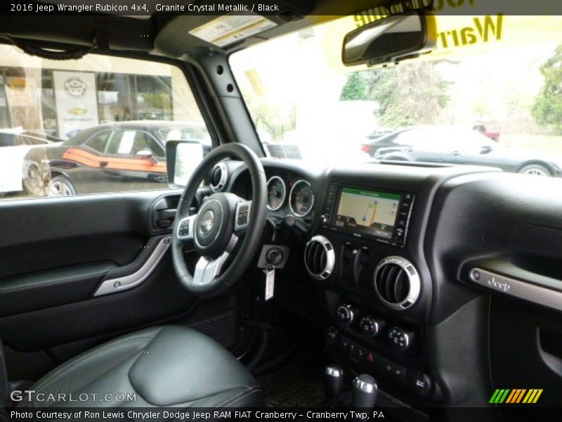 Granite Crystal Metallic / Black 2016 Jeep Wrangler Rubicon 4x4