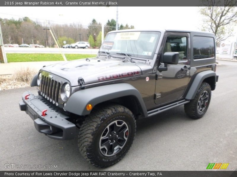 Granite Crystal Metallic / Black 2016 Jeep Wrangler Rubicon 4x4
