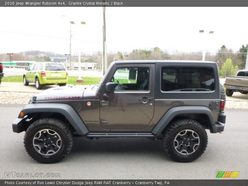 Granite Crystal Metallic / Black 2016 Jeep Wrangler Rubicon 4x4