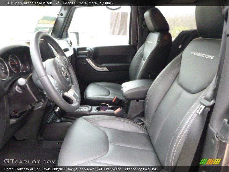 Granite Crystal Metallic / Black 2016 Jeep Wrangler Rubicon 4x4
