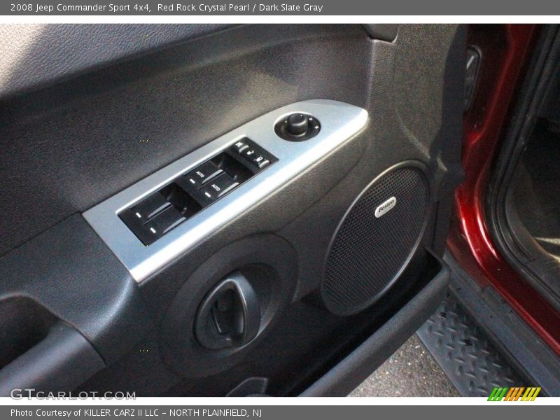 Red Rock Crystal Pearl / Dark Slate Gray 2008 Jeep Commander Sport 4x4