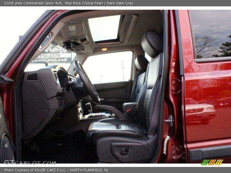 Red Rock Crystal Pearl / Dark Slate Gray 2008 Jeep Commander Sport 4x4