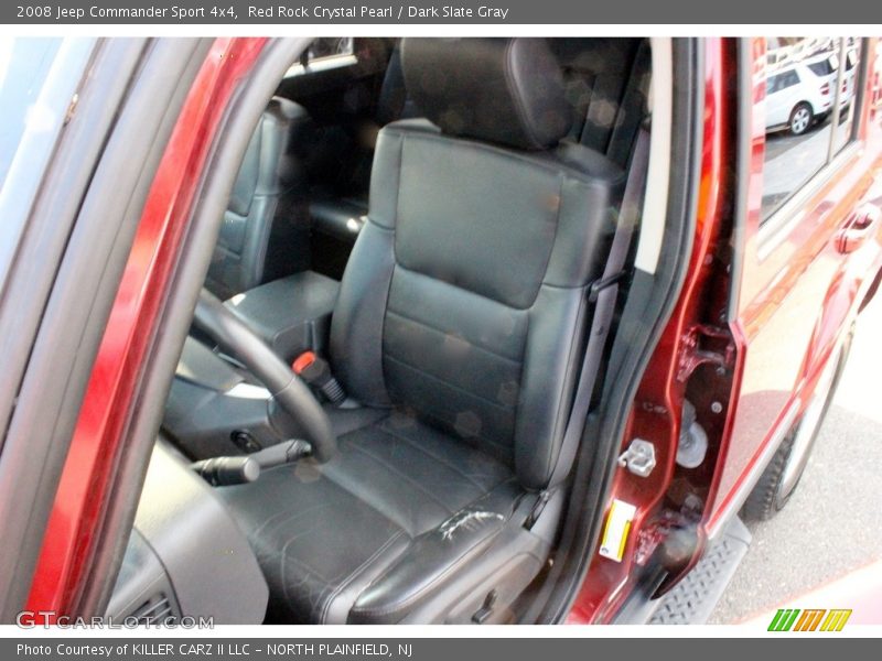 Red Rock Crystal Pearl / Dark Slate Gray 2008 Jeep Commander Sport 4x4