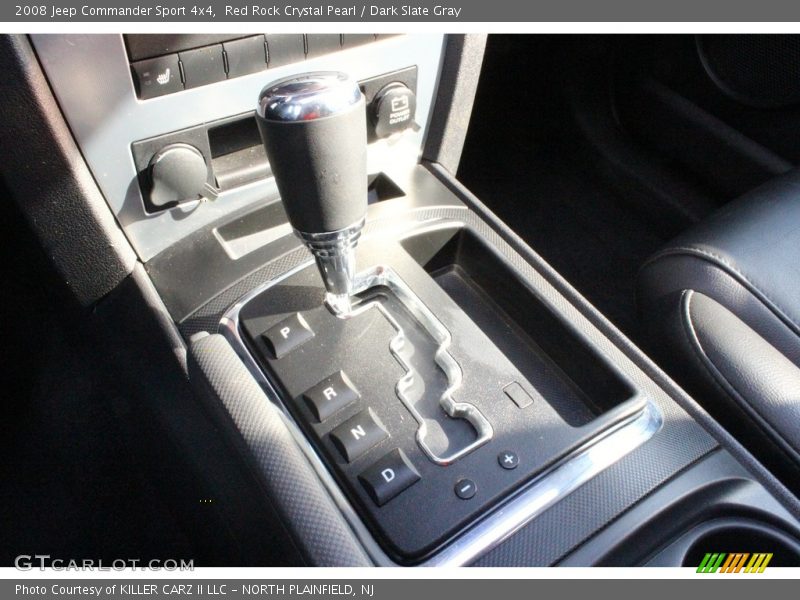 Red Rock Crystal Pearl / Dark Slate Gray 2008 Jeep Commander Sport 4x4