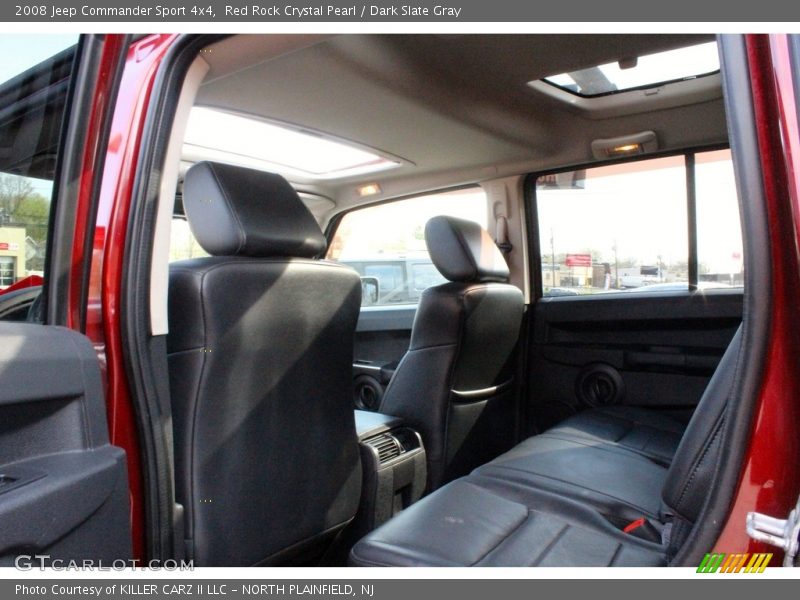 Red Rock Crystal Pearl / Dark Slate Gray 2008 Jeep Commander Sport 4x4