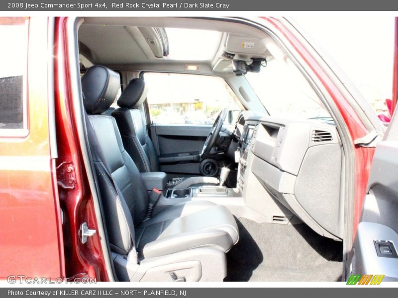Red Rock Crystal Pearl / Dark Slate Gray 2008 Jeep Commander Sport 4x4