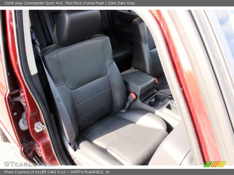 Red Rock Crystal Pearl / Dark Slate Gray 2008 Jeep Commander Sport 4x4