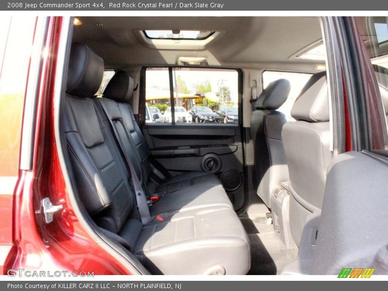 Red Rock Crystal Pearl / Dark Slate Gray 2008 Jeep Commander Sport 4x4